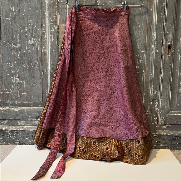 Vintage Multicolor A-Line Skirt - Picture 7 of 7